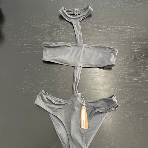 SKIMS Gray Women Swim One Piece - Picture 1 of 3